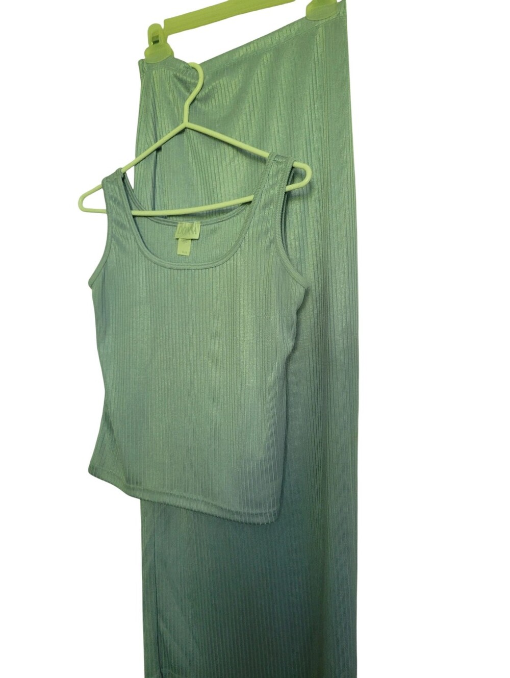 Donna Canada 2 Piece Summer Dress Sleeveless Top & Maxi Skirt Med